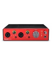 Аудио интерфейс Focusrite - Clarett+ 2Pre, червен/черен -1