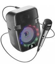 Аудио система Cellularline - Music Sound Karaoke, черна -1