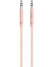 Аудио кабел Belkin - Premium, 3.5 mm, 1.2 m, розов -1