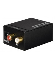 Аудио конвертор Hama - AC80, цифров/аналогов, черен -1