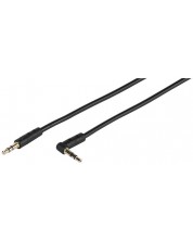 Аудио кабел Vivanco - жак 3.5 mm/жак 3.5 mm, 1.5 m, черен -1