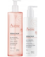 Avène XeraCalm Nutrition Комплект - Душ гел и Хидратиращо мляко, 750 + 400 ml -1