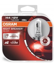 Авто крушки Osram - H4, 64193NBS, Night Breaker Silver -1