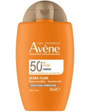 Avène Sun Тониран слънцезащитен флуид за лице Perfector, SPF50, 50 ml