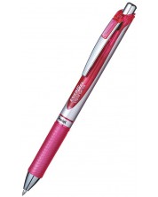Автоматичен ролер Pentel Energel BL 77 - 0.7mm, розов -1