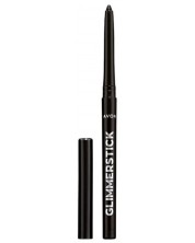 Avon Автоматичен молив за очи Glimmerstick, Brown Black, 0.28 g -1