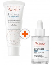 Avène Hydrance Комплект - Серум-концентрат Boost и Емулсия Legere UV, SPF30, 30 + 40 ml