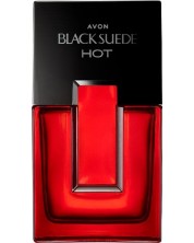 Avon Тоалетна вода Black Suede Hot, 75 ml -1