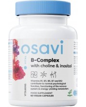 B-Complex with Choline & Inositol, 60 капсули, Osavi