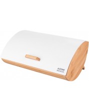 Бамбукова кутия за хляб ADS - White, 35 x 25 x 15.5 cm -1