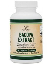 Bacopa Extract, 450 mg, 90 капсули, Double Wood -1