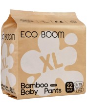 Бамбукови еко пелени гащи Eco Boom Premium - Размер 5, 12-17 kg, 22 броя