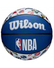Баскетболна топка Wilson - NBA All Team, размер 7, синя