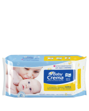 Мокри кърпички Baby Crema - Лайка, 72 броя -1