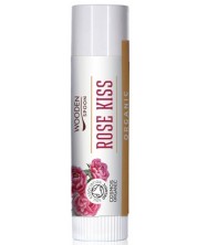 Wooden Spoon Балсам за устни Rose Kiss, 4.3 ml