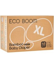 Бамбукови еко пелени Eco Boom Premium - Размер 5, 12-17 kg, 48 броя -1