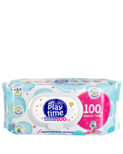 Мокри кърпички Baby Crema - Play Time, 100 броя -1