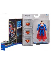Базова фигура с изненади Spin Master DС - Супермен със син костюм -1