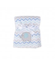 Бебешко одеяло Baby Matex - Ricco, 75 x 100 cm, синьо