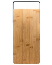 Бамбукова дъска Nerthus - За рязане и сервиране, 38 x 18.5 cm