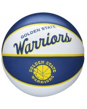 Баскетболна топка Wilson - NBA Team Retro Mini GSW, синя