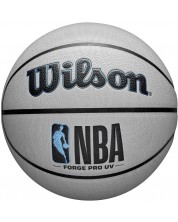 Баскетболна топка Wilson - NBA Forge Pro UV, размер 7, сива -1