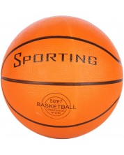 Баскетболна топка E&L cycles - Sporting, размер 7, оранжева -1
