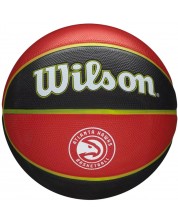Баскетболна топка Wilson - NBA Atlanta Hawks Tribute, размер 7 -1