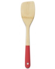 Бамбукова шпатула Pebbly - 30 cm, червена
