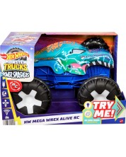 Бъги с радио управление Hot Wheels Monster Trucks - Mega Wrex, 1:15 -1