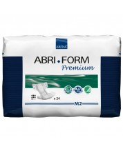 Пелени за еднократна употреба за инконтиненция и нощно напикаване Abena - Abri-Form Premium, размер M2, 24 броя, 2600 ml