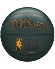 Баскетболна топка Wilson - NBA Forge Plus, размер 7, зелена