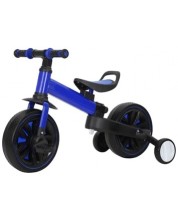 Балансиращо колело 3в1 Ocie - Fiwe, 12", синьо 