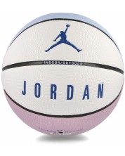 Баскетболна топка Nike - Jordan Ultimate 2.0 8P, размер 7, бяла/синя -1