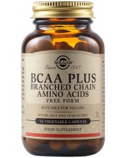 BCAA Plus, 50 растителни капсули, Solgar -1