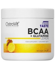 BCAA + Glutamine, лимон, 200 g, OstroVit -1