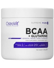 BCAA + Glutamine, неовкусен, 200 g, OstroVit