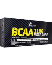 BCAA Mega Caps, 1100 mg, 120 капсули, Olimp -1