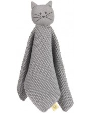 Бебешка играчка-кърпа за гушкане Lassig - Little Chums, Cat