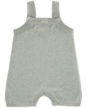 Бебешки гащеризон Lassig - Cozy Knit Wear, 74-80 cm, 7-12 месеца, сив -1