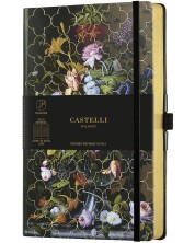 Бележник Castelli Vintage Floral - Peony, 13 x 21 cm, линиран