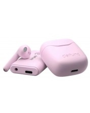 Безжични слушалки Defunc - TRUE TRAVEL, TWS, розови -1