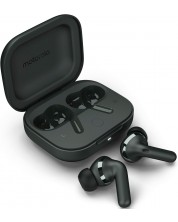 Безжични слушалки Motorola - Moto Buds+, TWS, ANC, Forest Grey -1