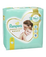 Бебешки пелени Pampers - Premium Care 2, 23 броя -1