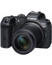 Безогледален фотоапарат Canon - EOS R7, RF-S 18-150mm IS STM, Black -1