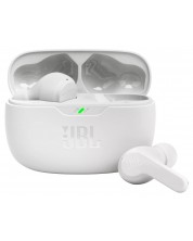 Безжични слушалки JBL - Vibe Beam, TWS, бели