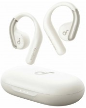 Безжични слушалки Anker - Soundcore AeroFit, TWS, бели -1