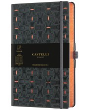 Бележник Castelli Copper & Gold - Rice Grain Copper, 13 x 21 cm, линиран