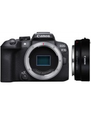 Безогледален фотоапарат Canon - EOS R10, адаптер Canon - EF-EOS R
