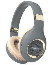 Безжични слушалки PowerLocus - P4 Plus, Asphalt Grey